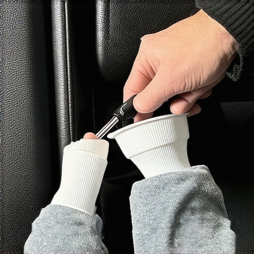 How to fix a rattling cup holder in a theater seat
