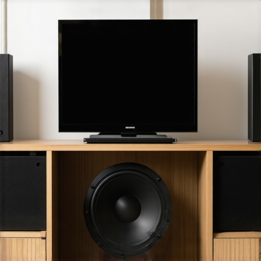 Integrating a Hidden Subwoofer A high-performance subwoofer hidden inside a custom media cabinet with acoustically transparent doors.