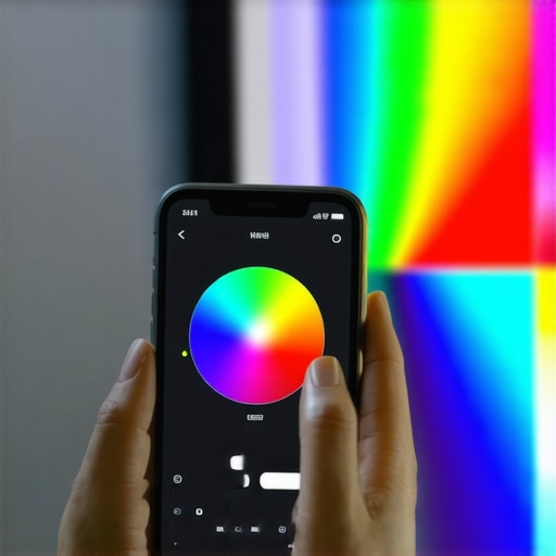 Calibrating home theater projector colors using a mobile phone app