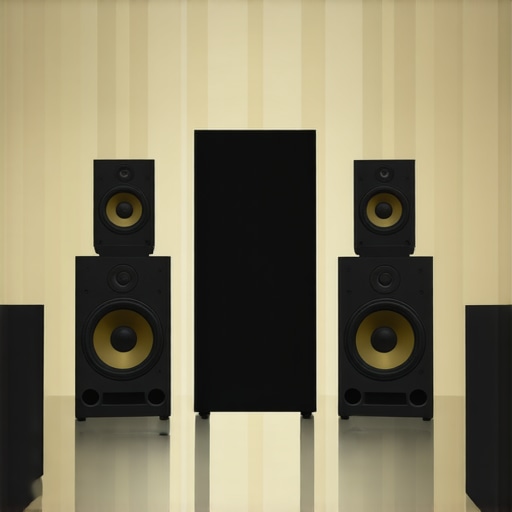 Diagram of two subwoofers placed at the midpoints of opposite walls in a home theater.