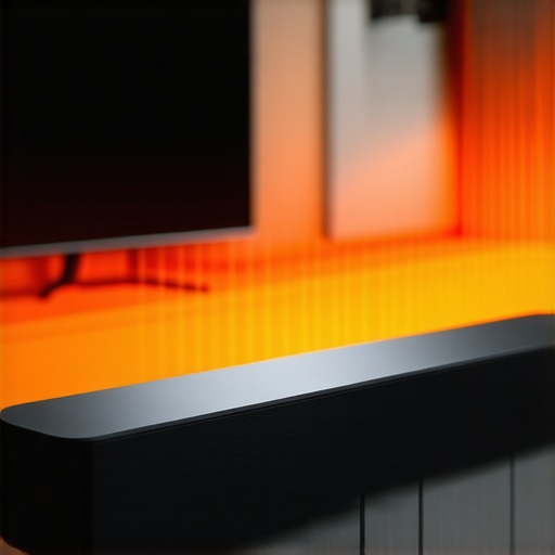 Illustration of how soundbar side-firing speakers use room walls to create virtual surround sound.