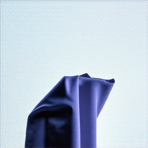 Macro view of a projector screen texture being cleaned carefully with a microfiber cloth.