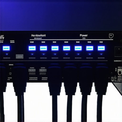 A dedicated power sequencer used to prevent subwoofer pops by timing the power-on sequence of AV components.