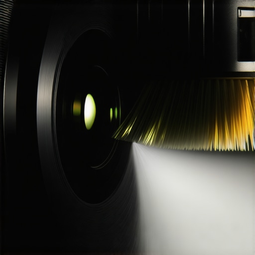 Cleaning a projector lens to maintain sharp corner focus