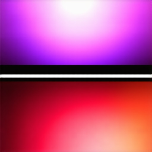 Comparison of screen gain uniformity showing a hotspot versus a balanced image.