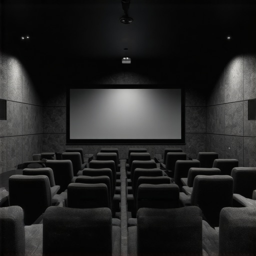 The Best Locations for Acoustic Foam Panels in a Square Theater Room