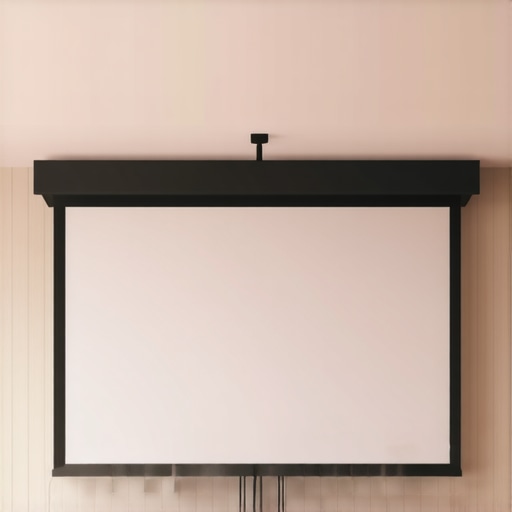 The Best Way to Run Power to Your Motorized Projection Screen