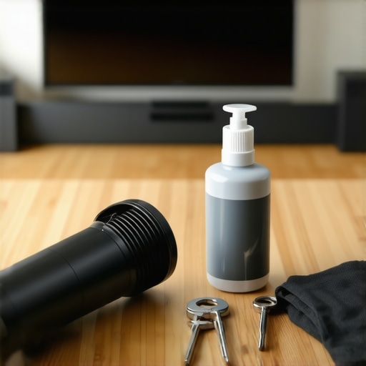 A collection of tools for maintaining projectors and theater seating