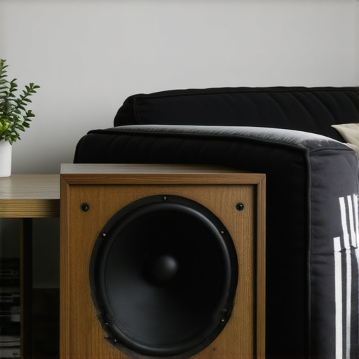 The best way to hide a massive subwoofer in a small room