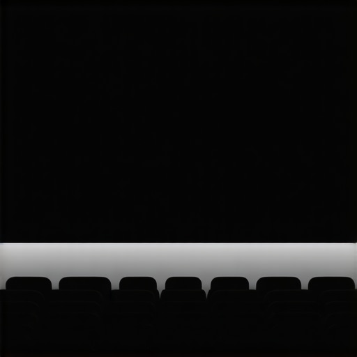 The secret to getting deep blacks on a budget white screen