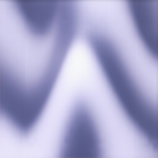 A demonstration of ripples and V-waves on a projector screen caused by improper weighting and tension.